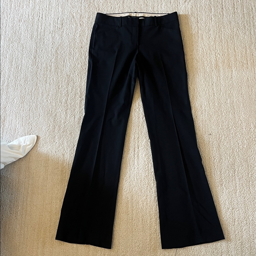 Theory wool low rise trousers